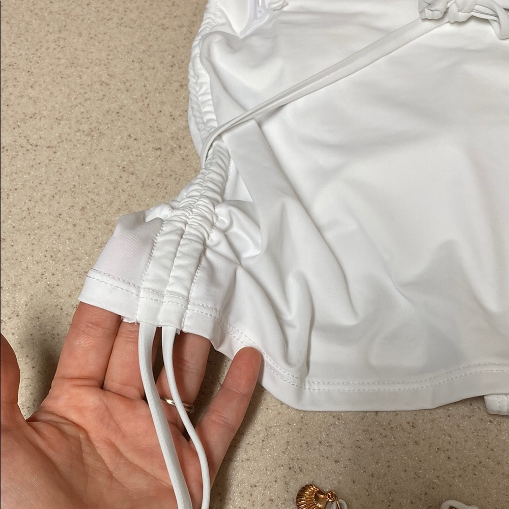 YMI White Bikini set with Star Details - Picture 9 of 9
